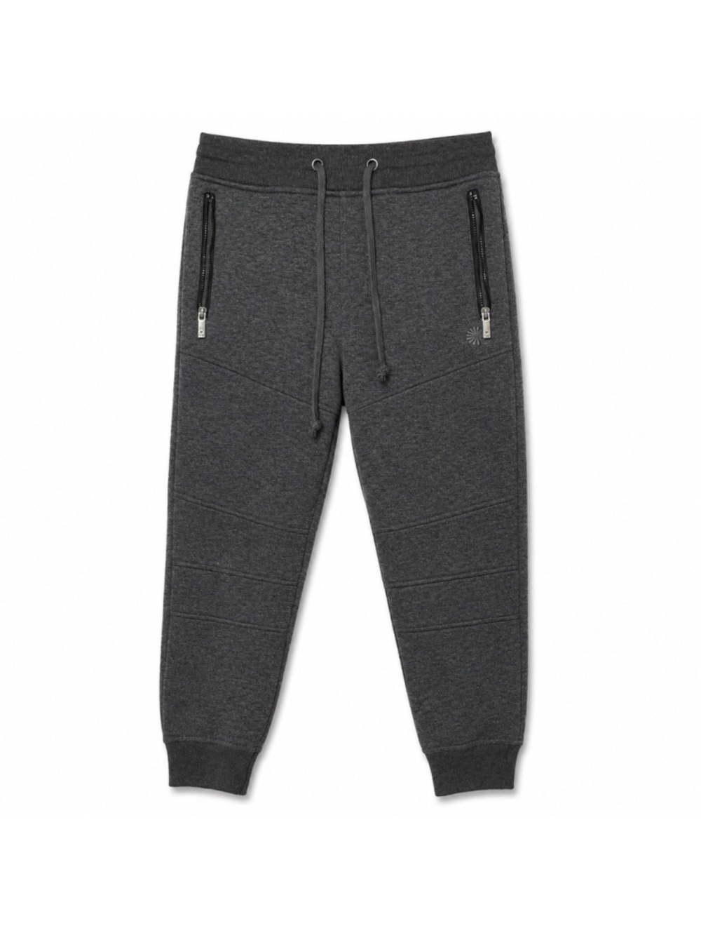 Akademiks Sweatpants Mens XL Gray Fleece Jogger Zip Pockets